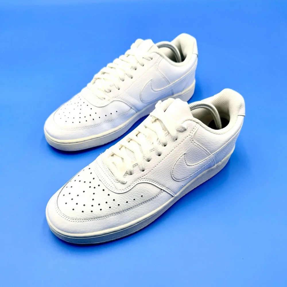 Nike Court Vision Low Triple White 2019 -‎ CD5463-100 - Men's Size 9.5